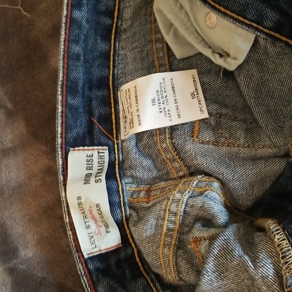 Levi Strauss Ladies Sz 10 Signature Field Gear Jeans - Picture 3 of 5